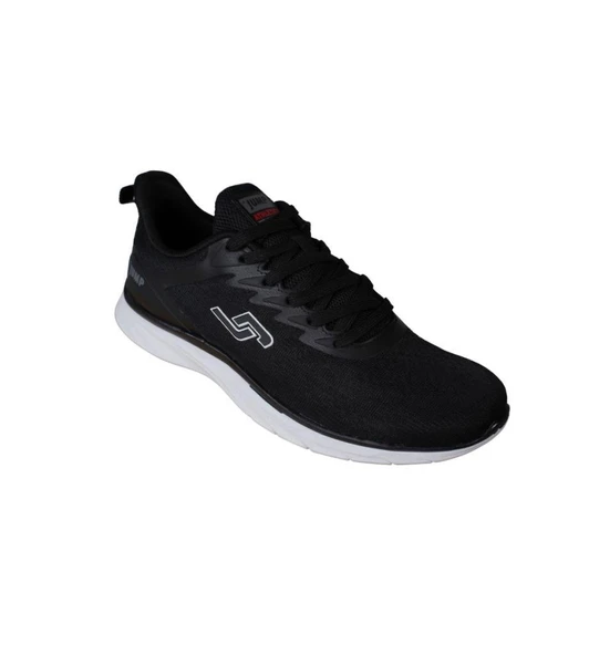 JUMP Erkek Gri Siyah Fileli Memory İç Taban Sneaker Spor Ayakkabı ürün görseli 1