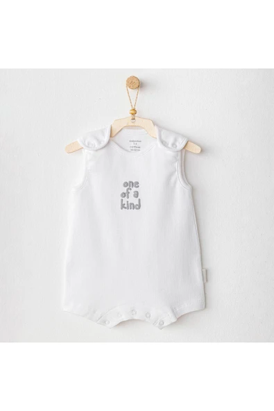 Andy Wawa Bebek Romper Basic Beyaz Tulum AC25895 ürün görseli 1