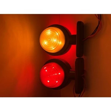 Pozisyon Lamba Formplas Orta Boy Neonlu Takoz Lamba  2 Adet Takım 12V/24V ürün görseli 1