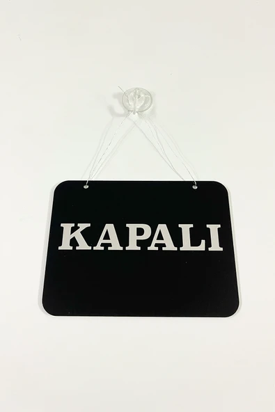 Mağaza Açık Kapalı Tabelası Pleksi - 20*15 Cm - Aynalı Gümüş Pleksi ürün görseli 1