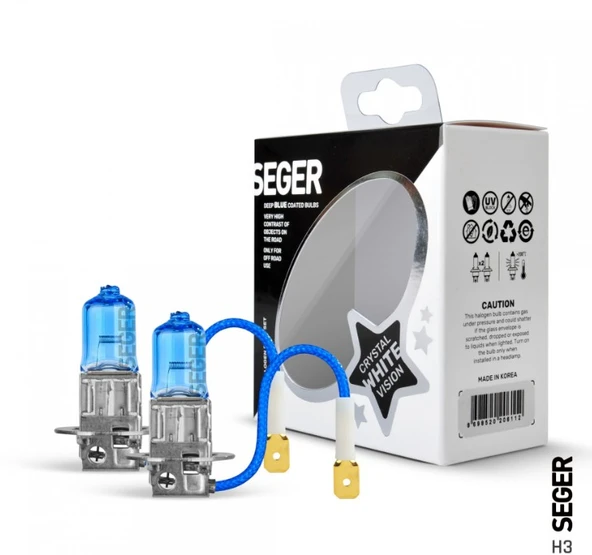 Seger H3 12V 100W Crystal White (Yüksek Güç, 4.500K Beyaz Işık) ürün görseli 1
