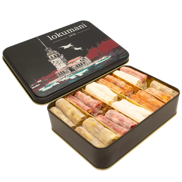 Karışık Antep Fıstıklı Parmak Lokum 820 Gr ürün görseli 1