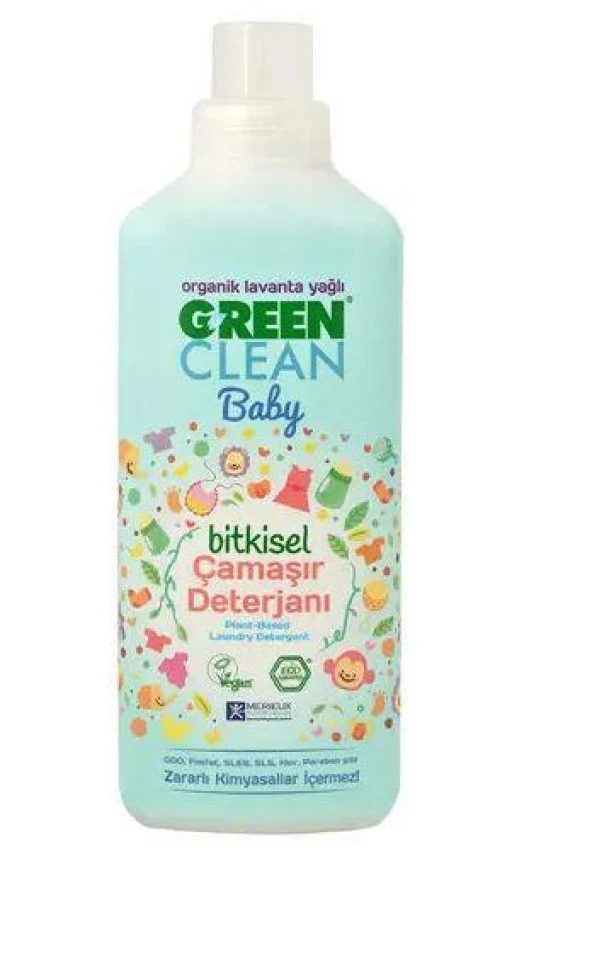U Green Clean Organik Baby Çamaşır Deterjanı 1000 ml ürün görseli 1