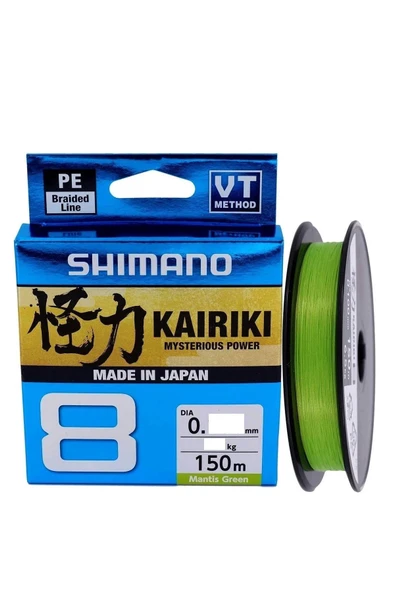 Shimano Kairiki 8 Mantisgreen (Yeşil) 0,28Mm 150Mt İp Misina ürün görseli 1