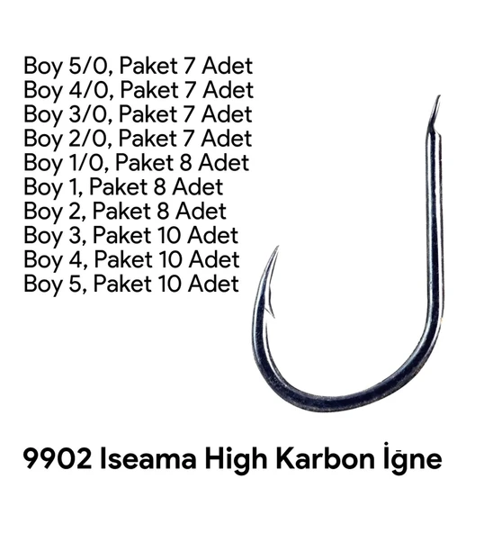 Shogun 9902 Iseama Olta İğnesi No:4 - Resim 3