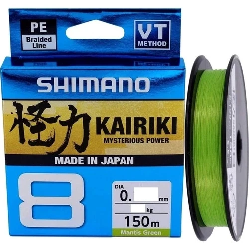 Shimano Kairiki 8 Mantisgreen (Yeşil) 0,13Mm 150Mt İp Misina ürün görseli 1