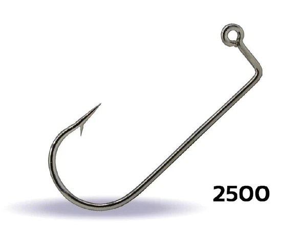Youvella 2500 Jig Head İğnesi 1 No Delikli Uzun 100’Lü Kutu Nikel ürün görseli 1