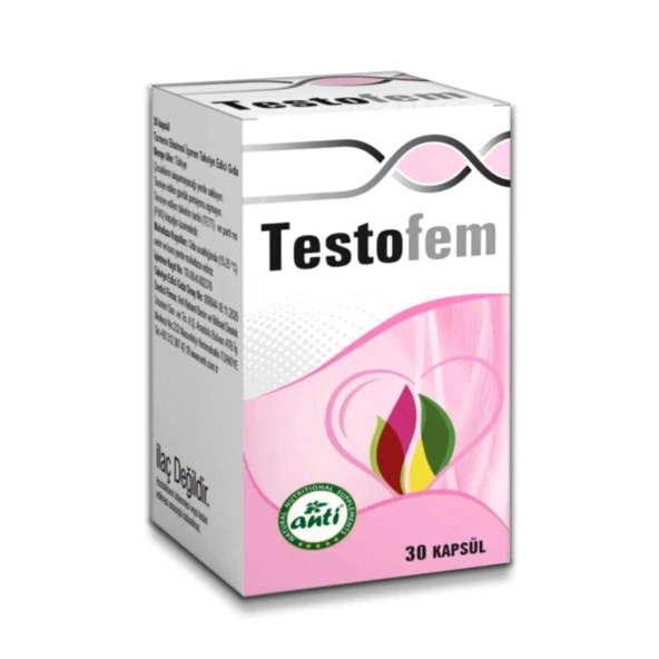 Anti Testofem® Damiana Ekstresi 30 Kapsül ürün görseli 1