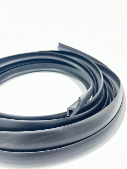 Contacall Geçmeli Alüminyum Fitili "h" Fitil 21mm Genişlik 5 metre Uzunluk Siyah Renk ürün görseli 1
