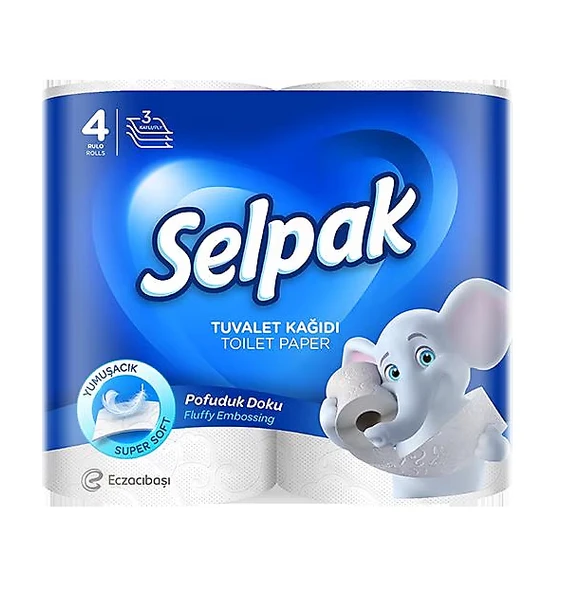 Selpak 4 lü Tuvalet Kağıdı ürün görseli 1