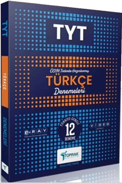 Toprak Yayıncılık TYT Türkçe 12 li Deneme ürün görseli 1
