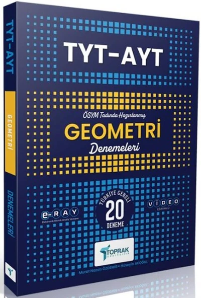 Toprak Yayıncılık TYT AYT Geometri Deneme ürün görseli 1