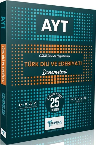 Toprak Yayıncılık AYT Türk Dili ve Edebiyatı Deneme ürün görseli 1
