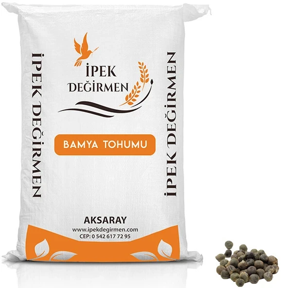 İpek Değirmen Bamya Tohumu 100 Gr - Anadolu'dan Taze Mahsul ürün görseli 1