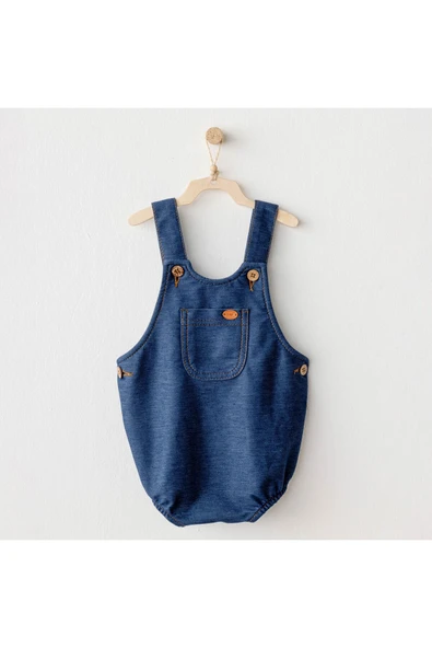Andy Wawa Bebek Romper Casual İndigo Tulum AC25931 ürün görseli 1