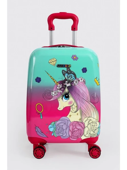 Ççs Unicorn Desenli Ultra Hafif Çocuk Valizi 5256 ürün görseli 1