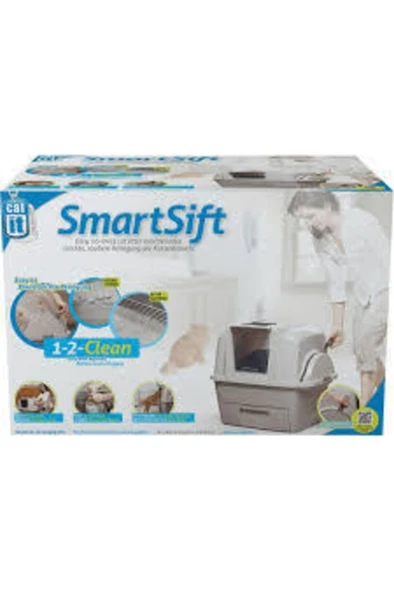 Catit SmartSift Otomatik Kedi Tuvalet İstasyonu 66x48x63cm ürün görseli 1