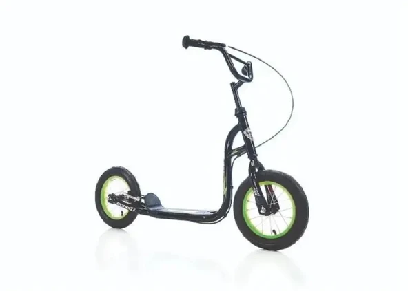 CORELLİ SLIPPY SCOOTER V 12 JANT SİYAH YEŞİL - Resim 2