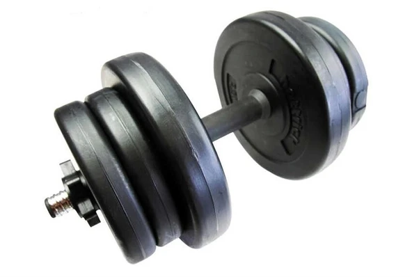 HATTRICK HDS10 DAMBIL SET PVC 10,5 KG SİYAH ürün görseli 1