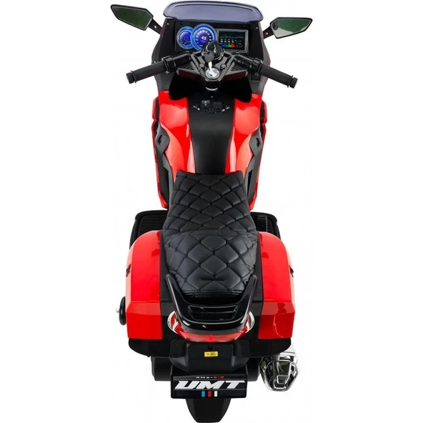 BABYHOPE 438A XMX-316 12V LEDLİ AKÜLÜ MOTOR KIRMIZI ürün görseli 1
