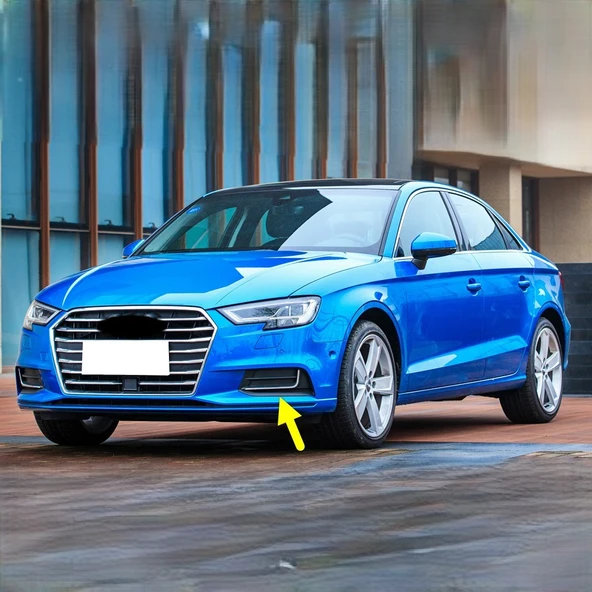 Audi A3 Sedan 2017-20 Ön Tampon Sol Sis Kapağı Sissiz Krom 8V5807671B ürün görseli 1