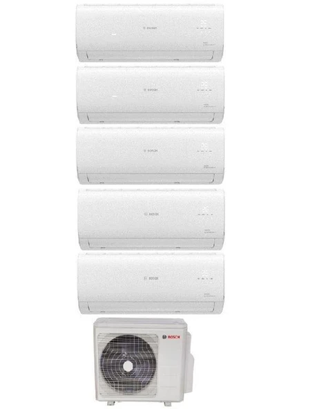 Bosch Multi Split İnverter Klima 42000 Btu 1 Dış + 5 İç Ünite 9000 + 9000 + 12000 + 12000 + 12000 Btu ürün görseli 1
