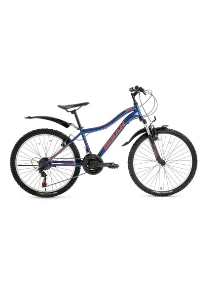 BİSAN ROCKY ERKEK DAĞ BİSİKLETİ 42CM V 26 JANT 21 VİTES LACİVERT KIRMIZI ürün görseli 1