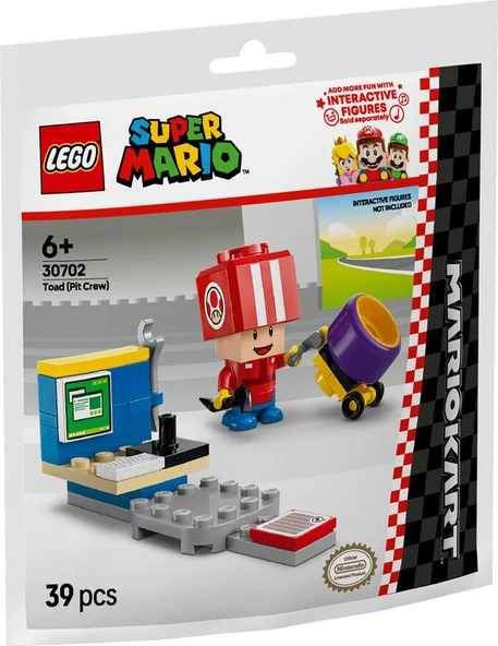 LEGO Super Mario 30702 Toad (Pit Crew) ürün görseli 1