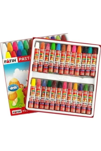 FATIH PASTEL BOYA KARTON KUTULU 24 RENK (50340) ürün görseli 1