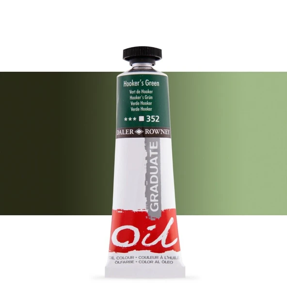 Daler Rowney Yagli Boya Graduate 38 ml Hookers Green ürün görseli 1