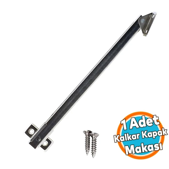 Kalkar Kapak Makası Dolap Çekmece Metal 20 Cm Sessiz Açma Kapama Amortisör Piston 1 Çift ürün görseli 1