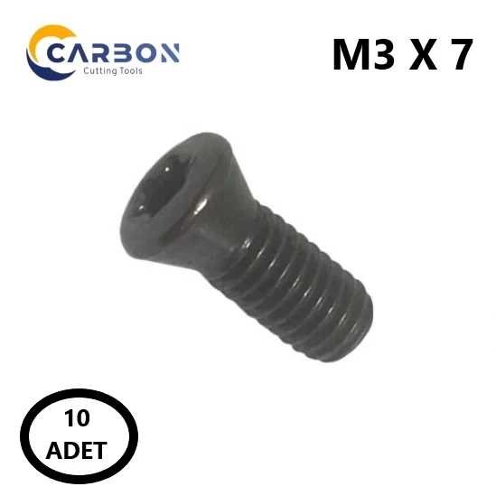 M3 X 7 TORX CİVATA KATER CİVATASI ORJİNAL CİVATA ( 10 ADET ) ürün görseli 1
