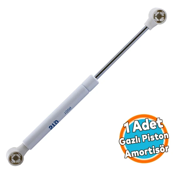 Kapak Dolap Amortisörü Gazlı Piston Hidroliği Beyaz (27 cm 100N) ürün görseli 1