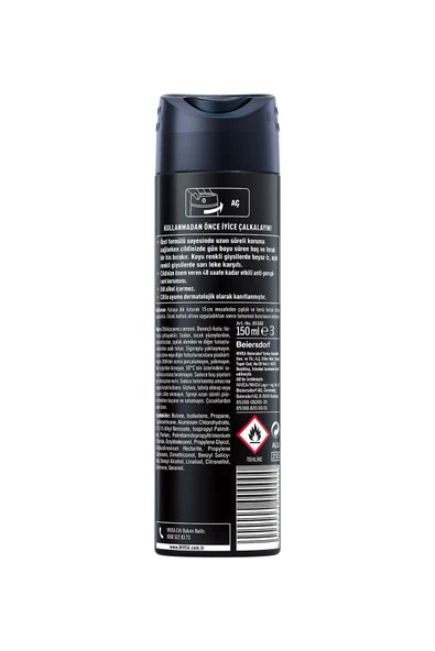 Nivea Men Black & White Güçlü Etki 150 ml - Resim 2