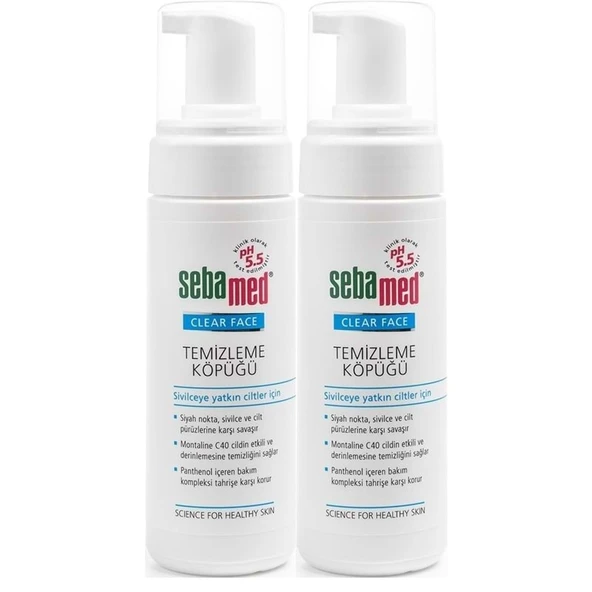 Sebamed Clear Face Yüz Temizleme Köpüğü 150ML (2 Li Set) ürün görseli 1