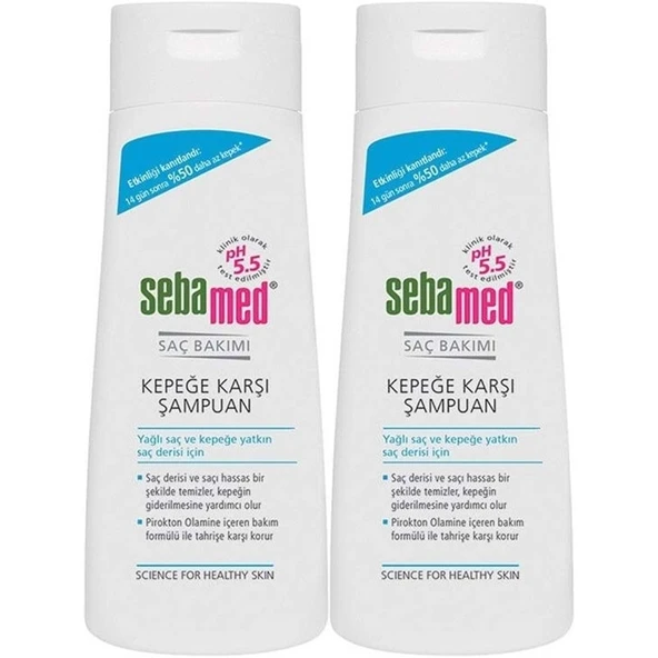 Sebamed Şampuan 400ML Kepeğe Karşı ve Yağlı Saç Tipleri için (2 Li Set) ürün görseli 1
