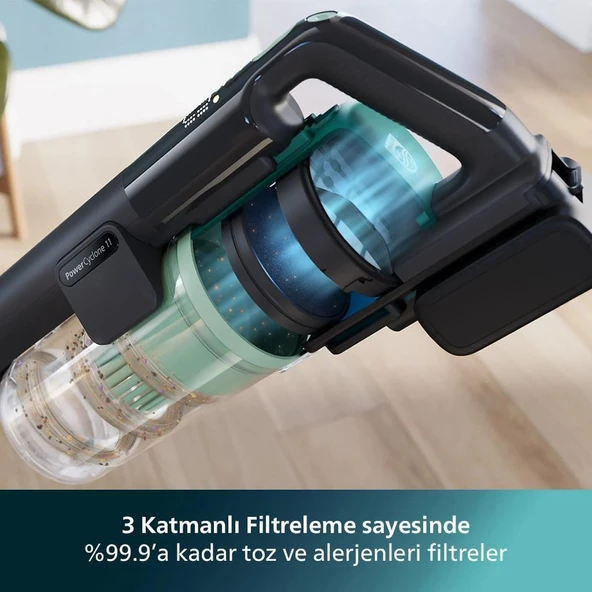 PTTAVM: PHİLİPS XC-6557/01 ŞARJLI DİKEY SÜPÜRGE