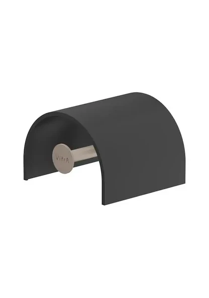 Vitra Origin A4488834 Kapaklı Tuvalet Kağıtlığı Fırçalı Nikel ürün görseli 1