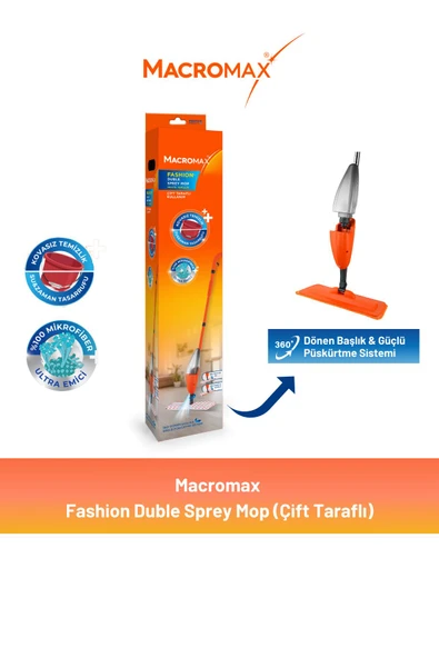 Macromax Fashıon Duble Sprey Mop ürün görseli 1