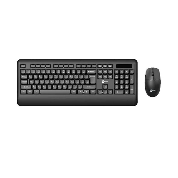 Lenovo Lecoo KW202 Kablosuz Klavye & Mouse Set Q Siyah ürün görseli 1