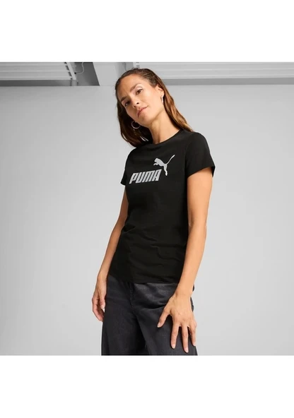 Puma Essentials Kadın Siyah Tişört 63153601 ürün görseli 1