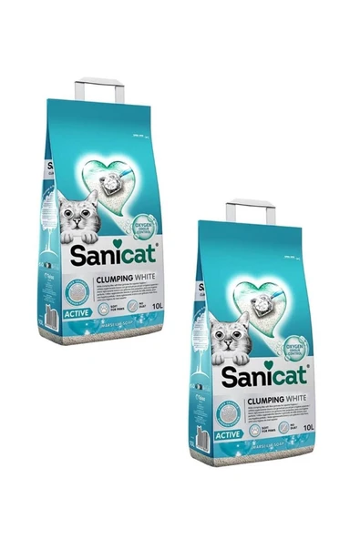 MARSİLYASABUNLU TOPAKLANAN KEDİ KUMU 10 KG 2 ADET ürün görseli 1