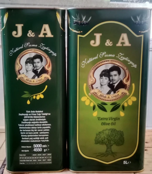 J&A SOĞUK SIKIM NATÜREL SIZMA ZEYTİNYAĞI ürün görseli 1