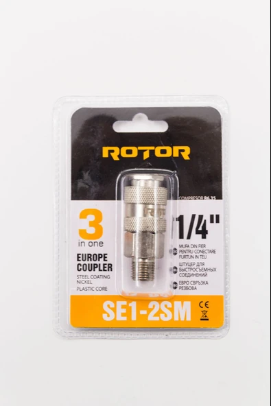 SE1-2SM Kompresör Bağlantı Konnektörü 1/4" ROTOR ürün görseli 1