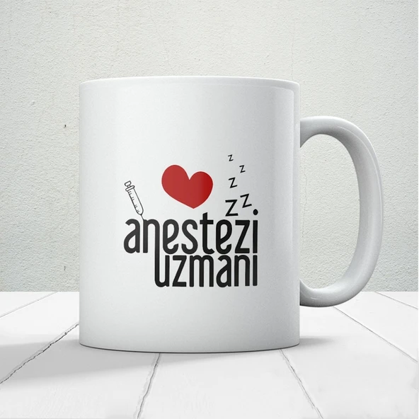 Anestezi Uzmanı Baskılı Kupa Bardak ürün görseli 1