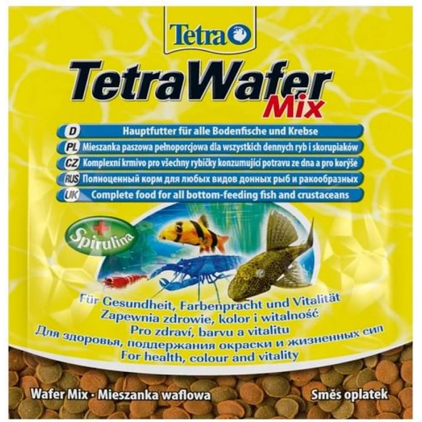 Tetra Wafer Mix Sachet Tablet Tropikal Balık Yemi 15 Gr. ürün görseli 1