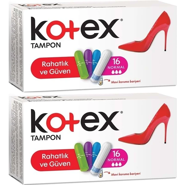 Kotex Tampon Normal 32 Li Set (2PK*16) ürün görseli 1