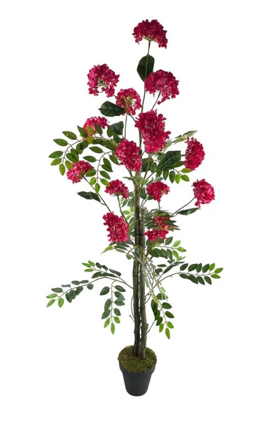 Nettenevime Yapay Ağaç Ortanca Ağacı 140CM Doğal Görünümlü 5dallı ürün görseli 1