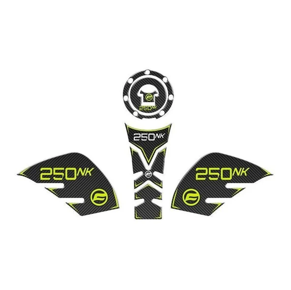CF MOTO 250 NK 2018-2023 UYUMLU TANK PAD SET 004 ürün görseli 1