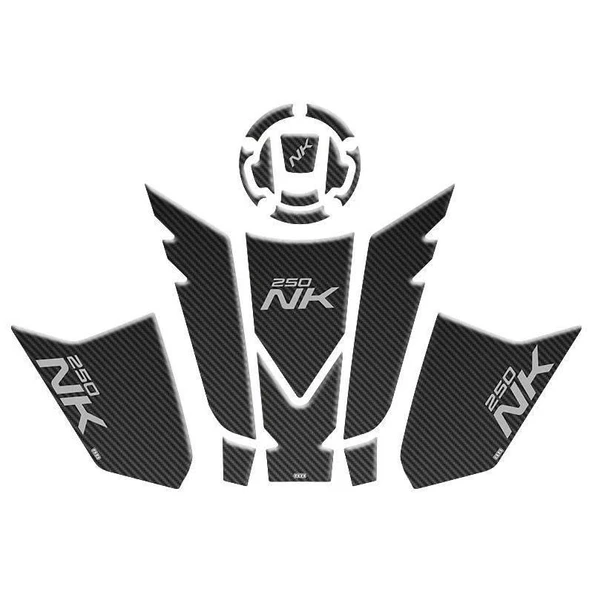 CF MOTO 250 NK 2023 UYUMLU TANK PAD SET 001 ürün görseli 1